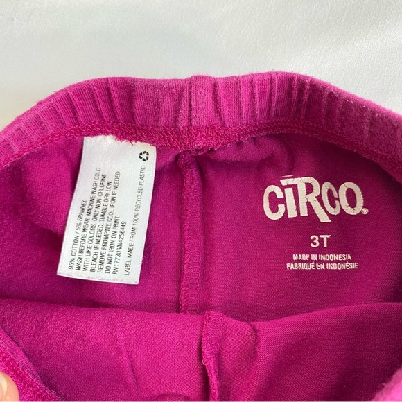 Circo Girls Magenta Cotton Stretch Leggings - Picture 4 of 4